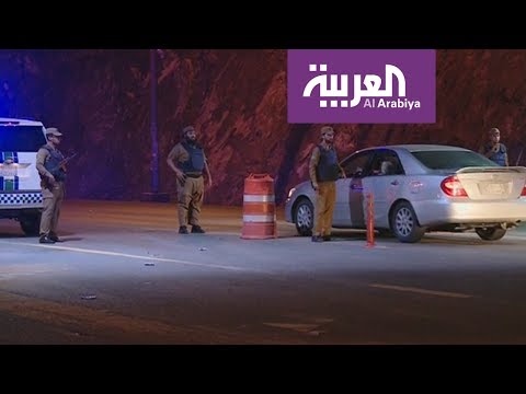 شاهد الأمن السعودي يؤمن مداخل المدينة المنورة