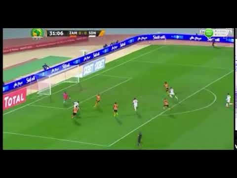 شاهد الهدف الأول لمنتخب السودان في مرمى زامبيا