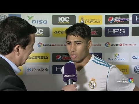 شاهد أشرف حكيمي يؤكد جاهزية ريال مدريد لمواجهة يوفنتوس