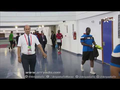 شاهد وصول المنتخب الغامبي إلى الملعب الكبير في مراكش