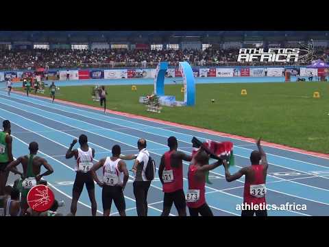 نهائى تتابع 4 × 400 م رجال  بطولة كبار السن الأفريقية asaba 2018