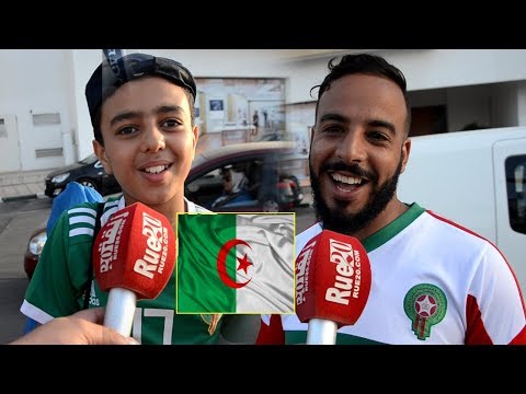 شاهد الجماهير المغربية تُقرِّر دعم المنتخب الجزائري خلال مباريات الأمم الأفريقية