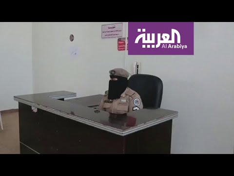 رصد لأعمال الجنديات السعوديات في منفذ جازان