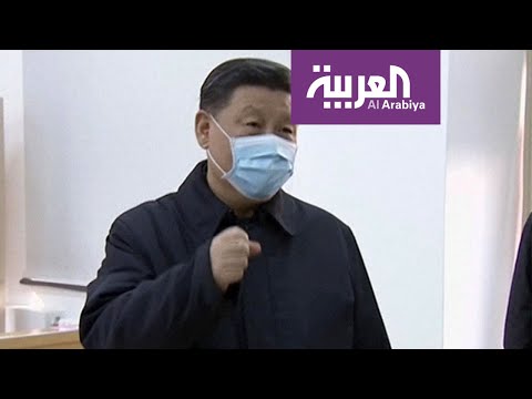 شاهد الرئيس الصيني يعد بالفوز في الحرب ضد كورونا