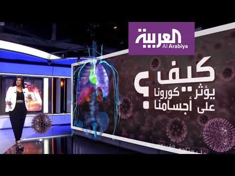 شاهد كيف يهاجم فيروس كورونا جسد المريض ويتمكن من جهازه التنفسي