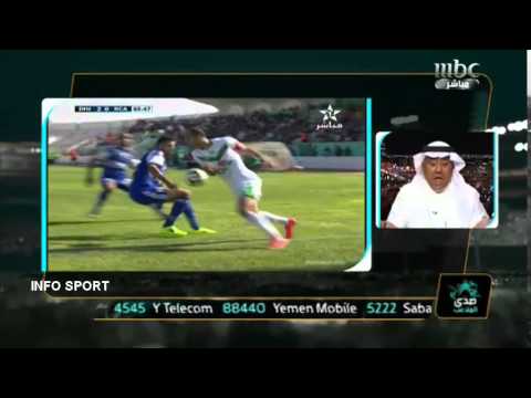 محلل mbc يعزي جمهور الرجاء في فريقه على الهواء