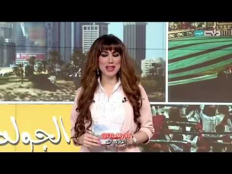 شاهد مذيعة تعدل بنطالها دون أن تدري أنها على الهواء