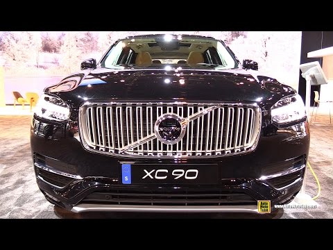 بالفيديو استعراض سيارة 2015 volvo xc90 t8